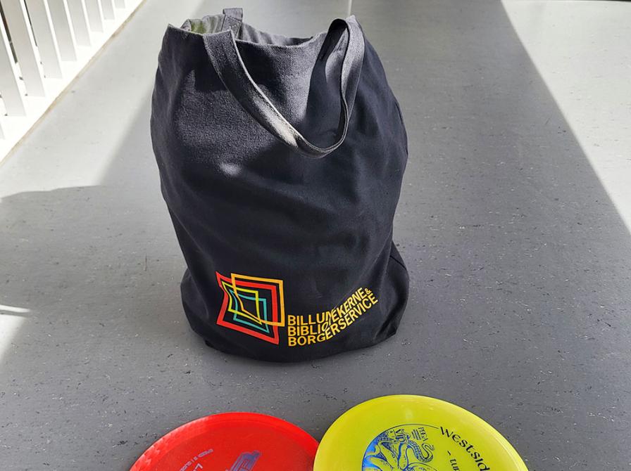 Udlånspose med disc golf